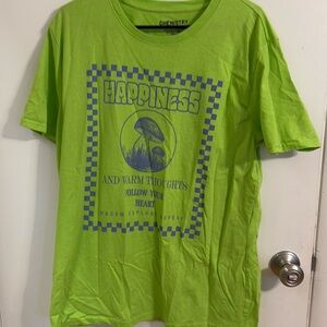 XL Lime green graphic tee
